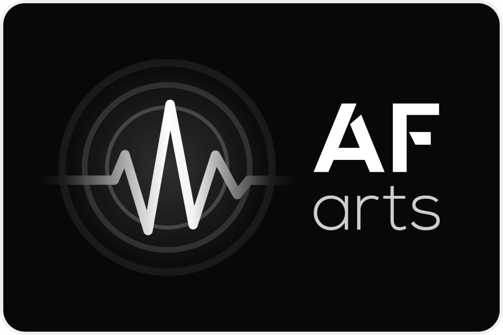Il logo dello studio di registrazione AF Studio Arts con base a Milano. 